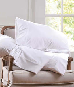Sateen Pillowcases – 500TC | White
