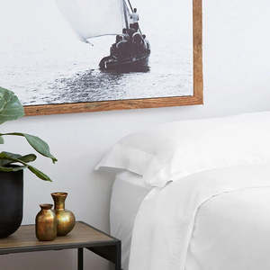Tailored Duvet Cover Set | White