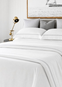 Classique Tailored Flat Sheet Set in Grey