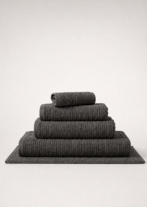 Portuguese Cotton Towels | Charcoal