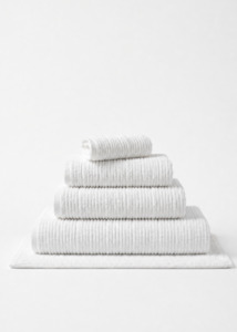 Bathroom: Portuguese Cotton Towels | White