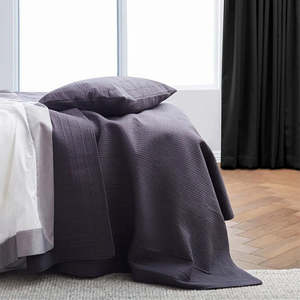 Resort Quilted Bedspread | Slate