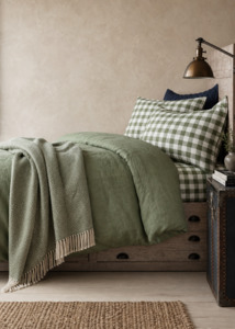 Grove Herringbone Wool Throw