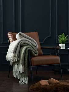 Throws Blankets: NZ Wool Throw Blanket | Natural
