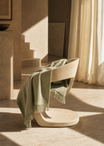 Thyme Throw Blanket - 100% New Zealand Wool