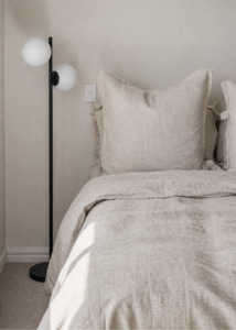 Majesté® Linen Euro Pillowcase | Natural - Made in New Zealand | AVAILABLE FOR USA