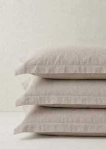 Majeste® Lodge Linen Pillowcase | Natural | Made in New Zealand | AVAILABLE FOR USA