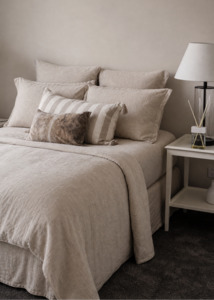 Majeste® Linen Pillowcases in Natural  | Made in New Zealand