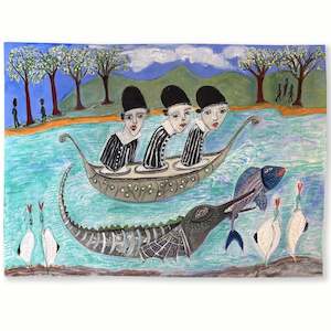 Original Art: We're in the Wrong Place | Painting | by John Boyd Dunlop