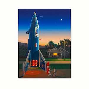 Ross Jones: Destination Moon  |  Print  |  by Ross Jones
