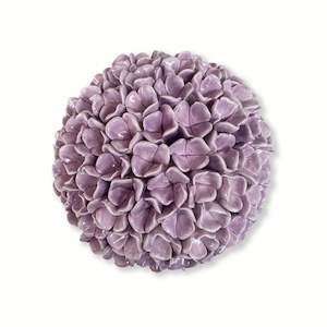 Pam Mossman: Hydrangea Medium Lilac | Ceramic | by Pam Mossman