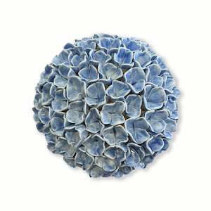 Pam Mossman: Hydrangea Medium Blue  |  Ceramic  |  by Pam Mossman