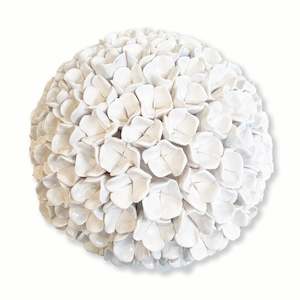 Pam Mossman: Hydrangea Large White  |  Ceramic  |  by Pam Mossman