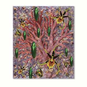 Sally Tagg: Amethyst Sea Garden  |  Print  |  by Sally Tagg