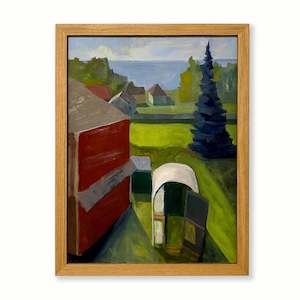 New Collectors Group Show Exhibition Works: Grandfather's Garden | Painting | by Aida Smith