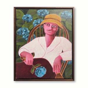 Hydrangeas Don't Ask Questions | Painting | by Laurette Looker