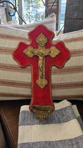 Vintage French crucifix