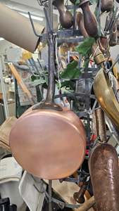 Products: Antique French copper fry pan