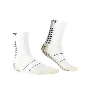 Trusox: TRUSOX 3.0 MIDCALF/CREW WHITE SOCKS