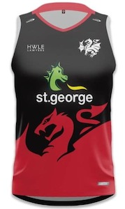 Apparel Rugby: Classic Dragons Training Singlet CsiDr24Msnb