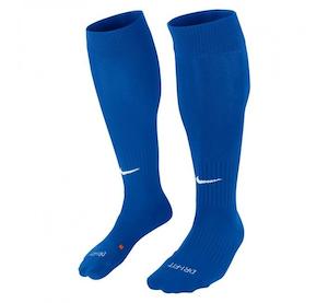 Socks Football: NIKE CLASSIC II CUSHION SOCK GAME ROYAL BLUE SX5728-460