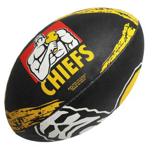 Rugby: GILBERT CHIEFS SUPER RUGBY SUPPORTER 10 INCH BALL