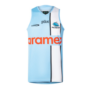 CLASSIC SHARKS PRO TRAINING SINGLET 1 2026 MENS