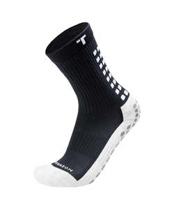 TRUSOX 3.0 MIDCALF/CREW BLACK SOCKS
