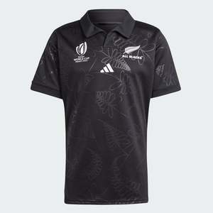 Rugby: Adidas All Blacks Rwc Home Jersey Hz9776