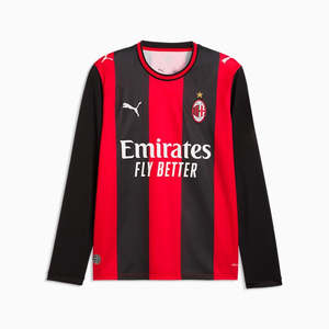 Puma: PUMA AC MILAN HOME JERSEY LONG SLEEVE 26/27