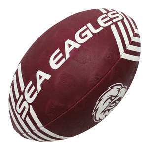 STEEDEN MANLY WARRINGAH SEA EAGLES SUPPORTER 11 INCH BALL