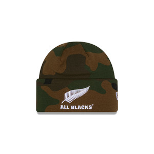 NEW ERA KNITMED ALL BLACKS WOODLAND BEANIE