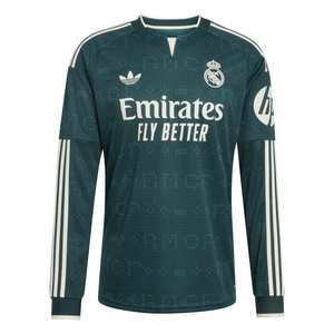 Adidas: ADIDAS REAL MADRID AWAY LONG SLEEVE JERSEY 26/27