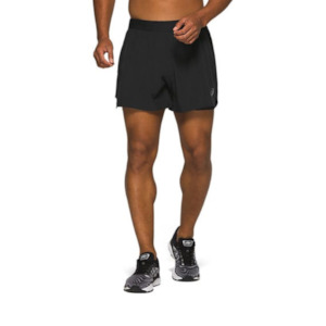 Mens Shorts: Asics 2n1 5in M Shorts Performance Black