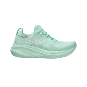 Womens Neutral Road Running Shoes: Asics Gel-Nimbus 26 (D Wide) Womens Mint Tint/Pale Mint