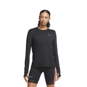 Womens Tops: Nike DF Element Crew W Black