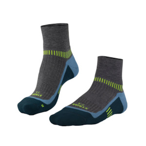 Accessories Falke: Falke Stride Anklet Grey Heather/Teal