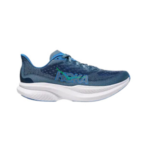 Mens Wide Running Shoes: Hoka Mach 6 (2E Wide) Mens Downpour/Thunder Cloud