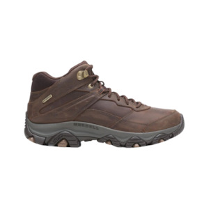 Mens Outdoor Walking: Merrell Moab Adventure 3 Mid Waterproof Mens Earth