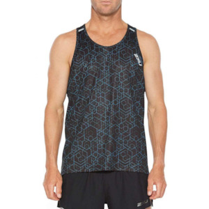Mens Tops: 2XU GHST Singlet M Matrix