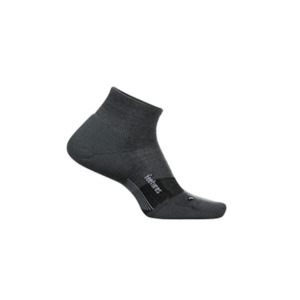 Feetures Merino 10 Max Cushion Quarter Gray