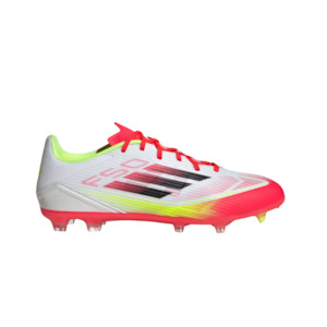 Football Rugby: Adidas F50 League FG/MG White/Black/Yellow