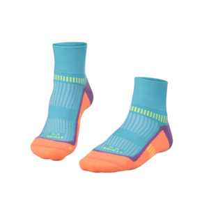 Accessories Socks: Falke Stride Anklet Peach/Flu Aqua