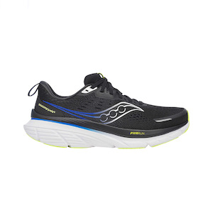 Mens Shoes: Saucony Guide 18 (D Standard) Mens Black/Lapis