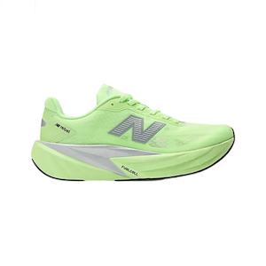 Womens Shoes: New Balance FuelCell Rebel v5 (B Standard) Womens Lab Green/Silver Metallic