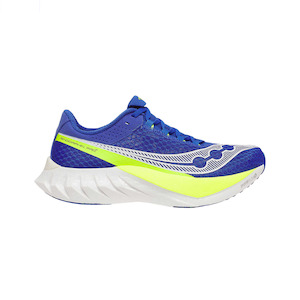 Mens Carbon Racing Shoes: Saucony Endorphin Pro 4 (D Standard) Mens Lapis/Citron