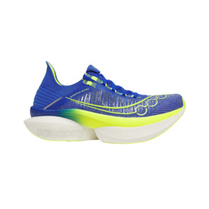 Mens Carbon Racing Shoes: Saucony Endorphin Elite 2 (Unisex) Lapis/Citron