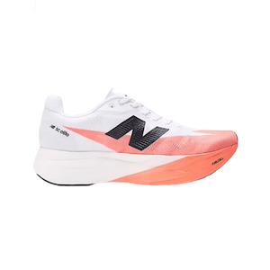 New Balance FuelCell SuperComp Elite v5 (B Standard) Womens White/Urgent Red