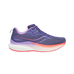 Womens Structured Shoes: Saucony Tempus 2 (B Standard) Womens Marine/Crocus