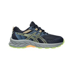 Kids Shoes: Asics Gel-Venture 9 (GS) Midnight/Lime Green
